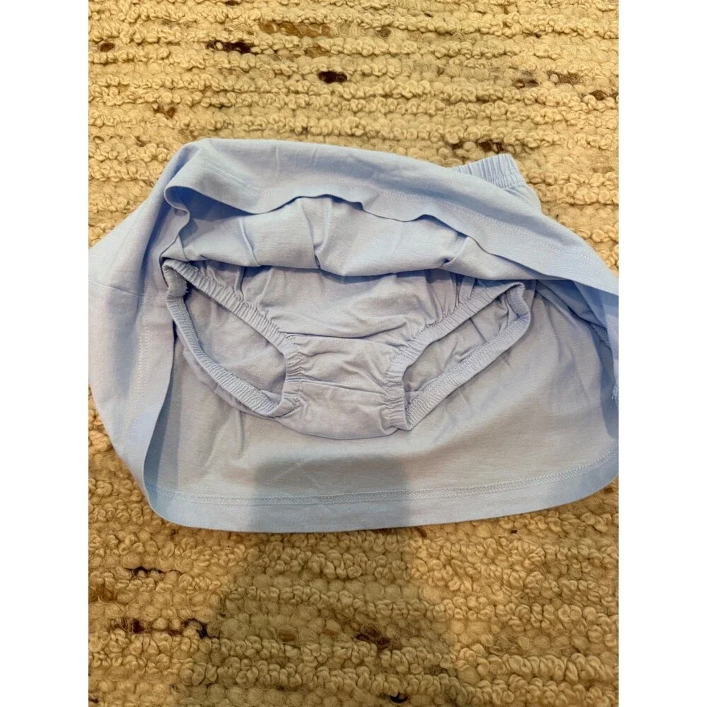 Carter’s Toddler Girls Light Blue Skirt Size 24M Pull-On Built-In Bloomers